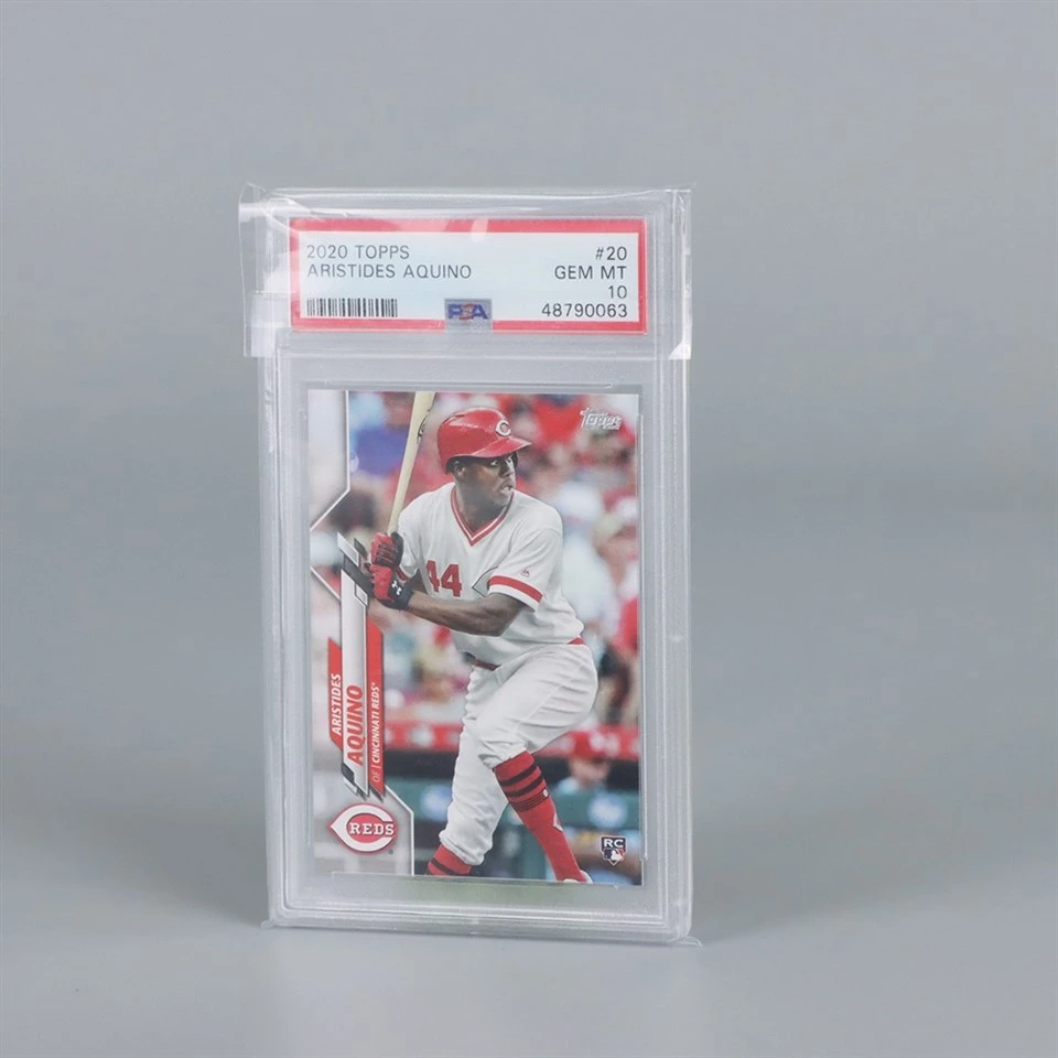 Valuable Graded Card Slabs Sleeves Clean