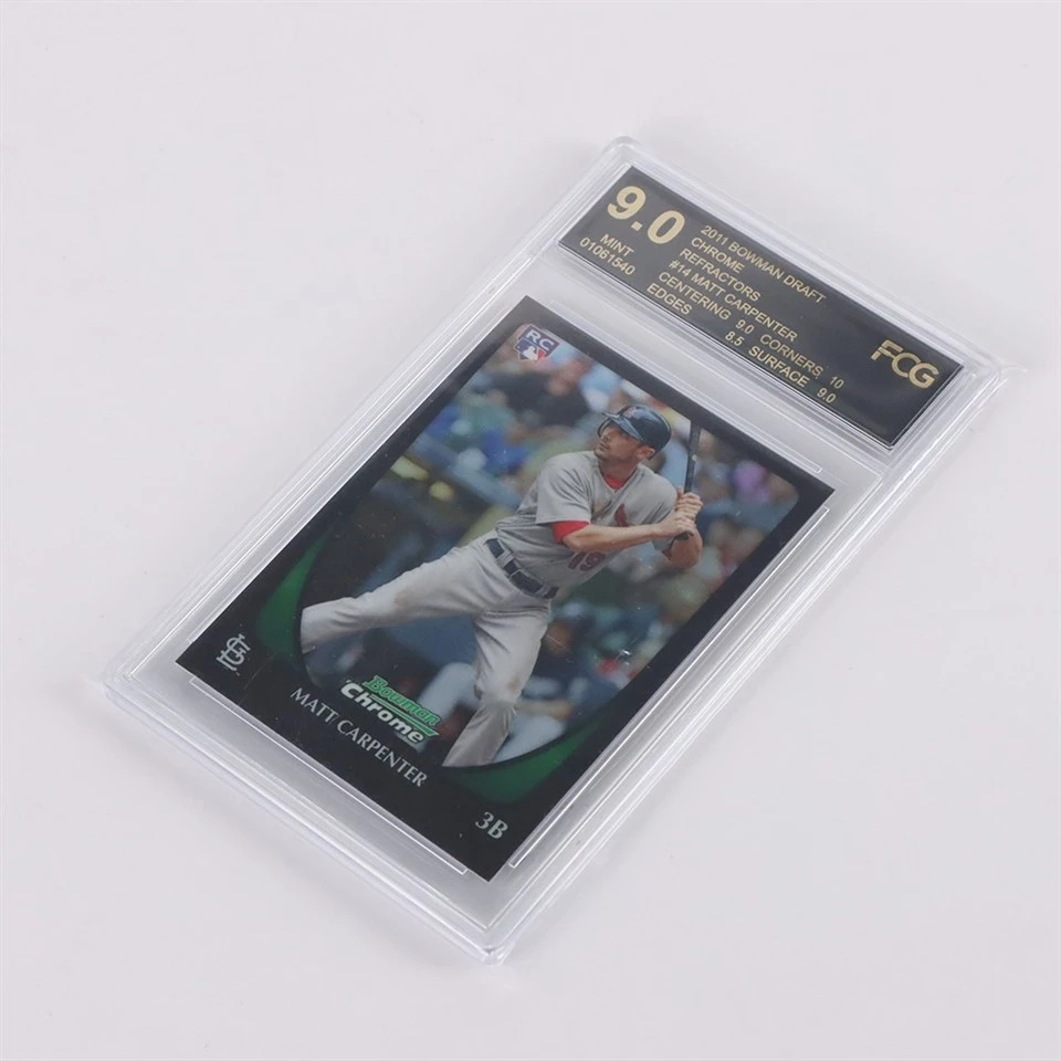 Valuable Graded Card Slabs Sleeves Clean